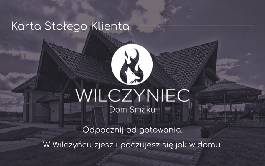 Plastikowa Karta Stałego Klienta Wilczyńca